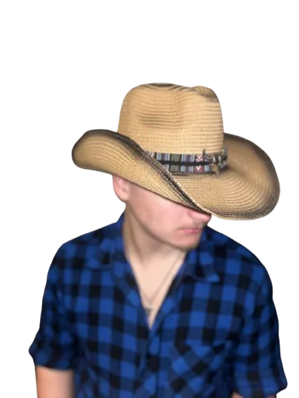 Stråhatt kahki