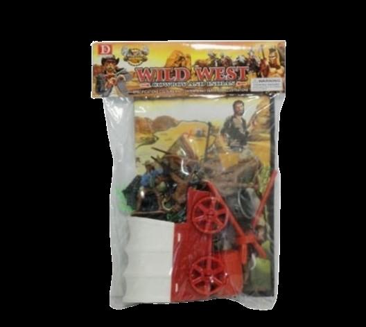 Wild West  cowboy og indianer figurer